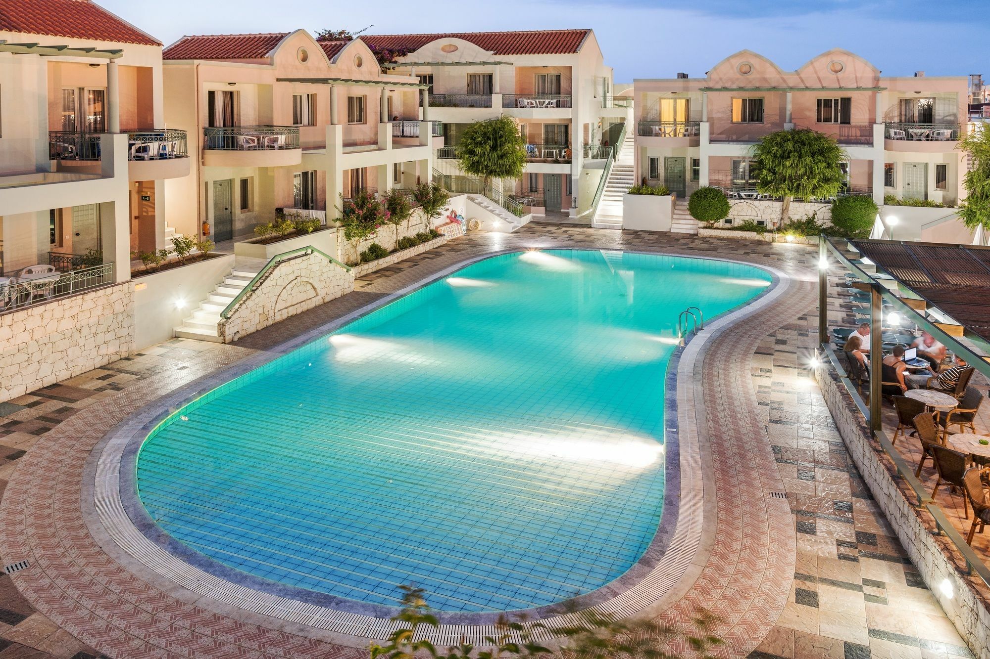 Lotus Hotel Apartments Kato Daratso Exteriér fotografie